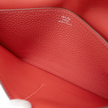 エルメス HERMES ドゴン ロング ブーゲンビリア トリヨンクレマンス 長財布 シルバー金具