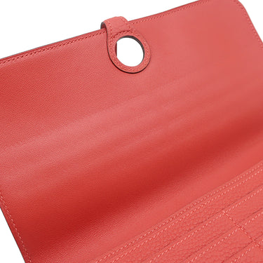 エルメス HERMES ドゴン ロング ブーゲンビリア トリヨンクレマンス 長財布 シルバー金具