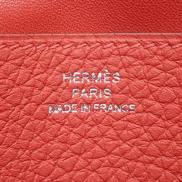 エルメス HERMES ドゴン ロング ブーゲンビリア トリヨンクレマンス 長財布 シルバー金具