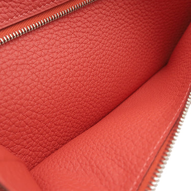 エルメス HERMES ドゴン ロング ブーゲンビリア トリヨンクレマンス 長財布 シルバー金具