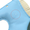 エルメス HERMES ロデオGM セレスト×クレ×マカライト アニョーミロ バッグチャーム 水色 オフホワイト 緑