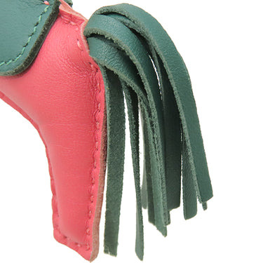 エルメス HERMES ロデオPM ローズアザレ×マラカイト×ライム アニョーミロ バッグチャーム ピンク 緑 黄色