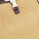 プラダ PRADA B10661 ナチュラル レザー キャンバス PELLICCIA WINTER ショルダーバッグ シルバー金具 ハムスター ファー 斜め掛け 茶