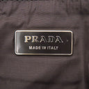 プラダ PRADA B10661 ナチュラル レザー キャンバス PELLICCIA WINTER ショルダーバッグ シルバー金具 ハムスター ファー 斜め掛け 茶