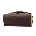 プラダ PRADA B10661 ナチュラル レザー キャンバス PELLICCIA WINTER ショルダーバッグ シルバー金具 ハムスター ファー 斜め掛け 茶