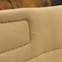 プラダ PRADA B10661 ナチュラル レザー キャンバス PELLICCIA WINTER ショルダーバッグ シルバー金具 ハムスター ファー 斜め掛け 茶