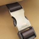 プラダ PRADA B10661 ナチュラル レザー キャンバス PELLICCIA WINTER ショルダーバッグ シルバー金具 ハムスター ファー 斜め掛け 茶