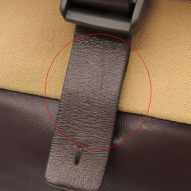 プラダ PRADA B10661 ナチュラル レザー キャンバス PELLICCIA WINTER ショルダーバッグ シルバー金具 ハムスター ファー 斜め掛け 茶