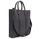 ルイヴィトン LOUIS VUITTON サックプラ M46452 モノグラムエクリプス モノグラムキャンバス モノグラムエクリプスキャンバス 2WAYバッグ シルバー金具 黒 ショルダー トートバッグ