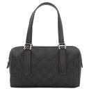 グッチ GUCCI ミニボストン 257289 ブラック ナイロン レザー ハンドバッグ シルバー金具 黒 肩掛け アウトレット品