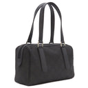 グッチ GUCCI ミニボストン 257289 ブラック ナイロン レザー ハンドバッグ シルバー金具 黒 肩掛け アウトレット品