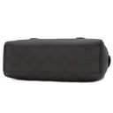 グッチ GUCCI ミニボストン 257289 ブラック ナイロン レザー ハンドバッグ シルバー金具 黒 肩掛け アウトレット品