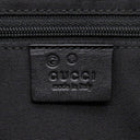 グッチ GUCCI ミニボストン 257289 ブラック ナイロン レザー ハンドバッグ シルバー金具 黒 肩掛け アウトレット品