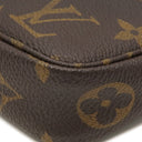 ルイヴィトン LOUIS VUITTON ポシェット アクセソワール M40712 モノグラム モノグラムキャンバス アクセサリーポーチ ゴールド金具 茶 ハンドバッグ