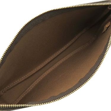 ルイヴィトン LOUIS VUITTON ポシェット アクセソワール M40712 モノグラム モノグラムキャンバス アクセサリーポーチ ゴールド金具 茶 ハンドバッグ