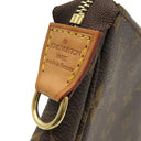 ルイヴィトン LOUIS VUITTON ポシェット アクセソワール M40712 モノグラム モノグラムキャンバス アクセサリーポーチ ゴールド金具 茶 ハンドバッグ