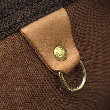 ルイヴィトン LOUIS VUITTON キーポル 45 M41428 モノグラム モノグラムキャンバス ボストンバッグ ゴールド金具 茶 イニシャル刻印あり 鍵・パドロック欠品