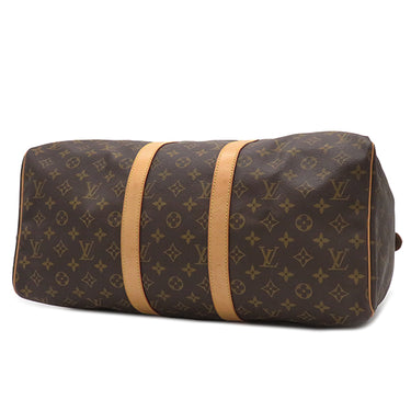 ルイヴィトン LOUIS VUITTON キーポル 45 M41428 モノグラム モノグラムキャンバス ボストンバッグ ゴールド金具 茶 イニシャル刻印あり 鍵・パドロック欠品