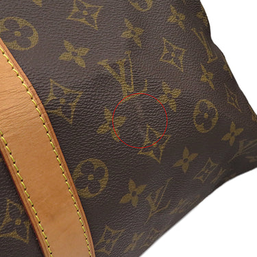 ルイヴィトン LOUIS VUITTON キーポル 45 M41428 モノグラム モノグラムキャンバス ボストンバッグ ゴールド金具 茶 イニシャル刻印あり 鍵・パドロック欠品