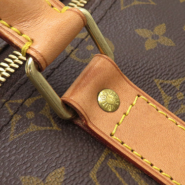 ルイヴィトン LOUIS VUITTON キーポル 45 M41428 モノグラム モノグラムキャンバス ボストンバッグ ゴールド金具 茶 イニシャル刻印あり 鍵・パドロック欠品