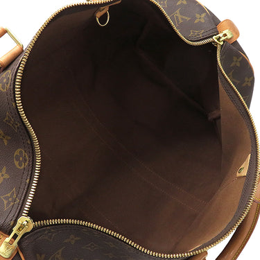 ルイヴィトン LOUIS VUITTON キーポル 45 M41428 モノグラム モノグラムキャンバス ボストンバッグ ゴールド金具 茶 イニシャル刻印あり 鍵・パドロック欠品