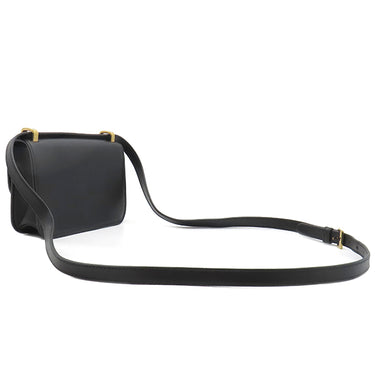 ミュウミュウ MIU MIU シティ 5BD254 ブラック レザー ショルダーバッグ ゴールド金具 黒