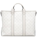 ルイヴィトン LOUIS VUITTON ウィークエンド トートＮM M30919 オプティック ホワイト タイガ モノグラムキャンバス 2WAYバッグ シルバー金具