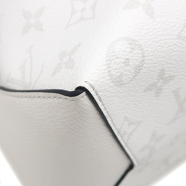 ルイヴィトン LOUIS VUITTON ウィークエンド トートＮM M30919 オプティック ホワイト タイガ モノグラムキャンバス 2WAYバッグ シルバー金具