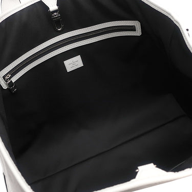 ルイヴィトン LOUIS VUITTON ウィークエンド トートＮM M30919 オプティック ホワイト タイガ モノグラムキャンバス 2WAYバッグ シルバー金具