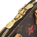 ルイヴィトン LOUIS VUITTON ナノ アルマ M12199 モノグラム×キャンディレッド モノグラムキャンバス ショルダーバッグ ゴールド金具 茶 ヴィヴィエンヌ ホリデー コレクション