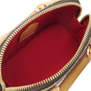 ルイヴィトン LOUIS VUITTON ナノ アルマ M12199 モノグラム×キャンディレッド モノグラムキャンバス ショルダーバッグ ゴールド金具 茶 ヴィヴィエンヌ ホリデー コレクション