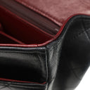 シャネル CHANEL マトラッセ 25 チェーン ショルダー ブラック ラムスキン ショルダーバッグ ゴールド金具 黒 Wフラップ