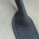 エルメス HERMES ガーデンパーティー PM ネイビー×ナチュラル トワルアッシュ ネゴンダ トートバッグ シルバー金具 紺 トワルH