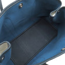 エルメス HERMES ガーデンパーティー PM ネイビー×ナチュラル トワルアッシュ ネゴンダ トートバッグ シルバー金具 紺 トワルH