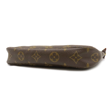 ルイヴィトン LOUIS VUITTON ポシェット アクセソワール M40712 モノグラム モノグラムキャンバス アクセサリーポーチ ゴールド金具 茶 ハンドバッグ