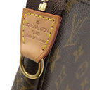 ルイヴィトン LOUIS VUITTON ポシェット アクセソワール M40712 モノグラム モノグラムキャンバス アクセサリーポーチ ゴールド金具 茶 ハンドバッグ