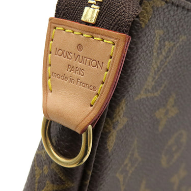 ルイヴィトン LOUIS VUITTON ポシェット アクセソワール M40712 モノグラム モノグラムキャンバス アクセサリーポーチ ゴールド金具 茶 ハンドバッグ