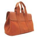 エルメス HERMES ヴァルパライソPM ポティロン トワルシェブロン レザー ハンドバッグ シルバー金具