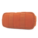 エルメス HERMES ヴァルパライソPM ポティロン トワルシェブロン レザー ハンドバッグ シルバー金具