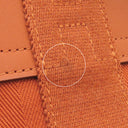 エルメス HERMES ヴァルパライソPM ポティロン トワルシェブロン レザー ハンドバッグ シルバー金具