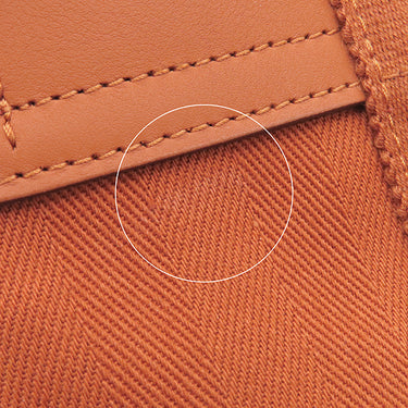 エルメス HERMES ヴァルパライソPM ポティロン トワルシェブロン レザー ハンドバッグ シルバー金具