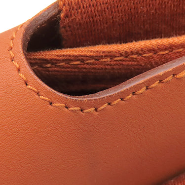 エルメス HERMES ヴァルパライソPM ポティロン トワルシェブロン レザー ハンドバッグ シルバー金具