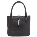 グッチ GUCCI ニュージャッキー 145817 ブラック レザー グッチシマレザー トートバッグ シャンパンゴールド金具 ゴールド金具 黒 GG ハンドバッグ