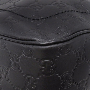 グッチ GUCCI ニュージャッキー 145817 ブラック レザー グッチシマレザー トートバッグ シャンパンゴールド金具 ゴールド金具 黒 GG ハンドバッグ