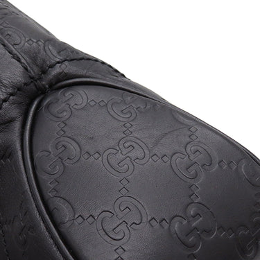 グッチ GUCCI ニュージャッキー 145817 ブラック レザー グッチシマレザー トートバッグ シャンパンゴールド金具 ゴールド金具 黒 GG ハンドバッグ