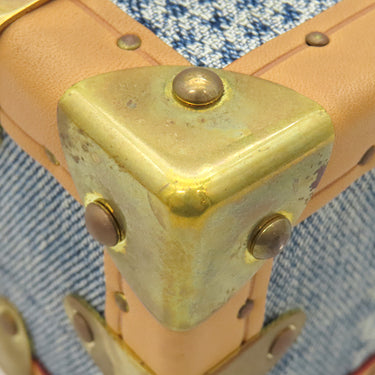 ルイヴィトン LOUIS VUITTON ハンドル トランク N40626 ダミエデニム コットンキャンバス ダミエデニム3Dコットンキャンバス ショルダーバッグ ゴールド金具 ショルダー 斜め掛け