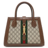 グッチ GUCCI ジャッキー1961 ミディアムトート 649016 ベージュXブラウン GGスプリームキャンバス レザー 2WAYバッグ ショルダーバッグ ウェブ シェリーリボン