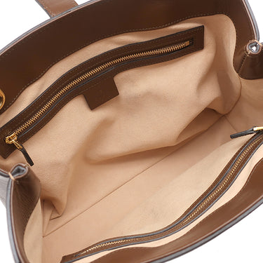 グッチ GUCCI ジャッキー1961 ミディアムトート 649016 ベージュXブラウン GGスプリームキャンバス レザー 2WAYバッグ ショルダーバッグ ウェブ シェリーリボン