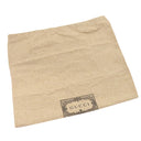 グッチ GUCCI ファー ウェブ ストライプ 759689 ベージュ ファー ポーチ シルバー金具 コスメティックケース クラッチバッグ