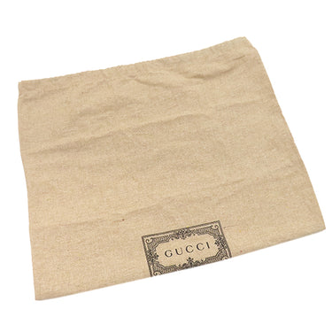 グッチ GUCCI ファー ウェブ ストライプ 759689 ベージュ ファー ポーチ シルバー金具 コスメティックケース クラッチバッグ